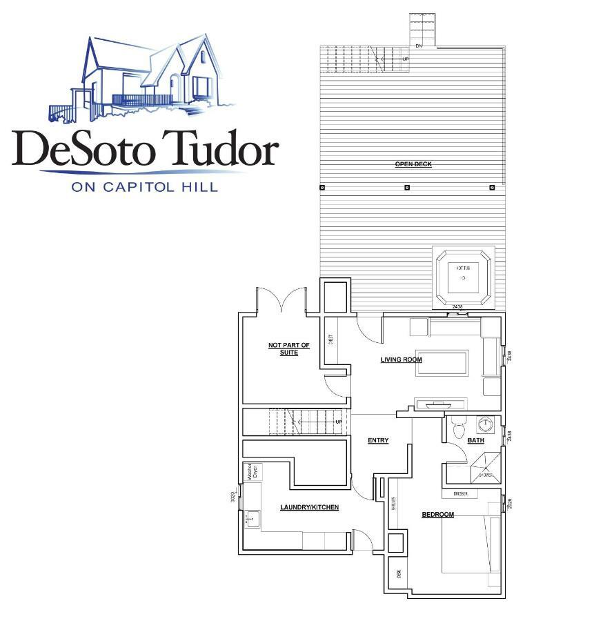 Desoto Tudor On Capitol Hill Bed & Breakfast Salt Lake City Exterior photo